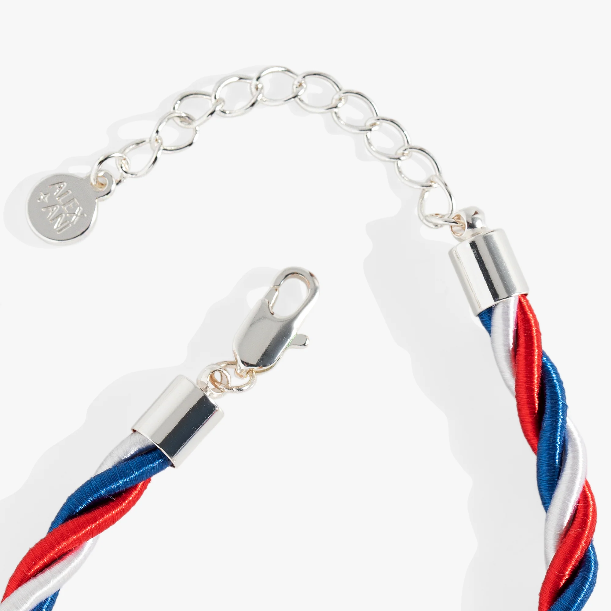Red, White and Blue Star Cord Bracelet - Image 3