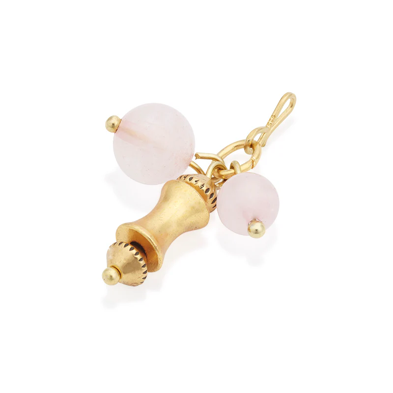 Rose Quartz Cluster Charm - Image 2