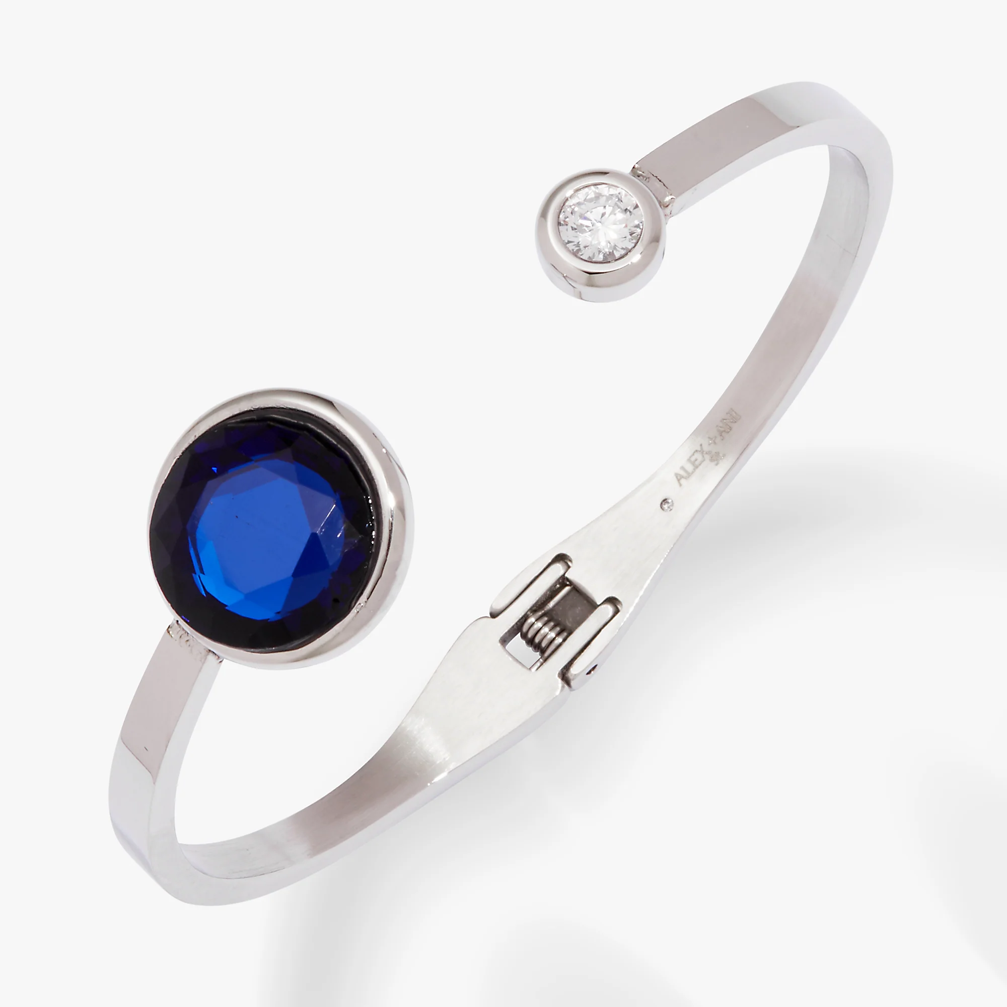 Sapphire Crystal Hinge Cuff - Image 3