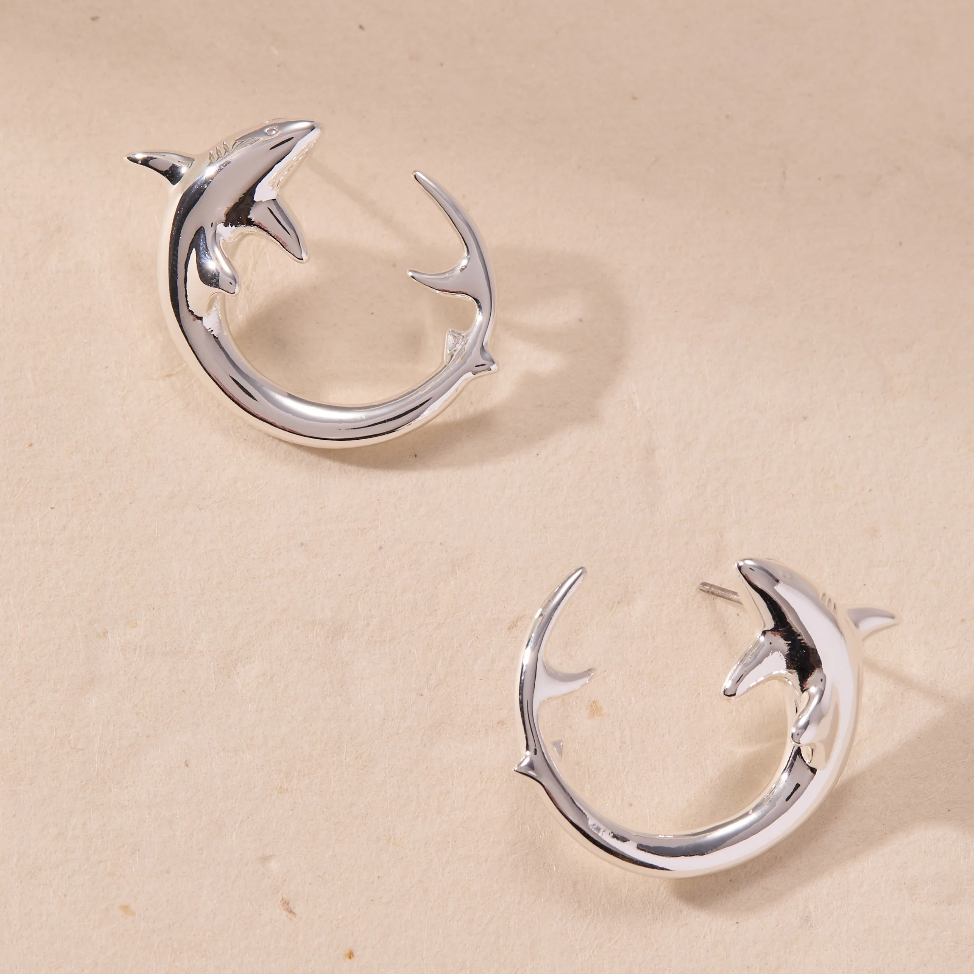 Shark Hoop Earring - Image 4