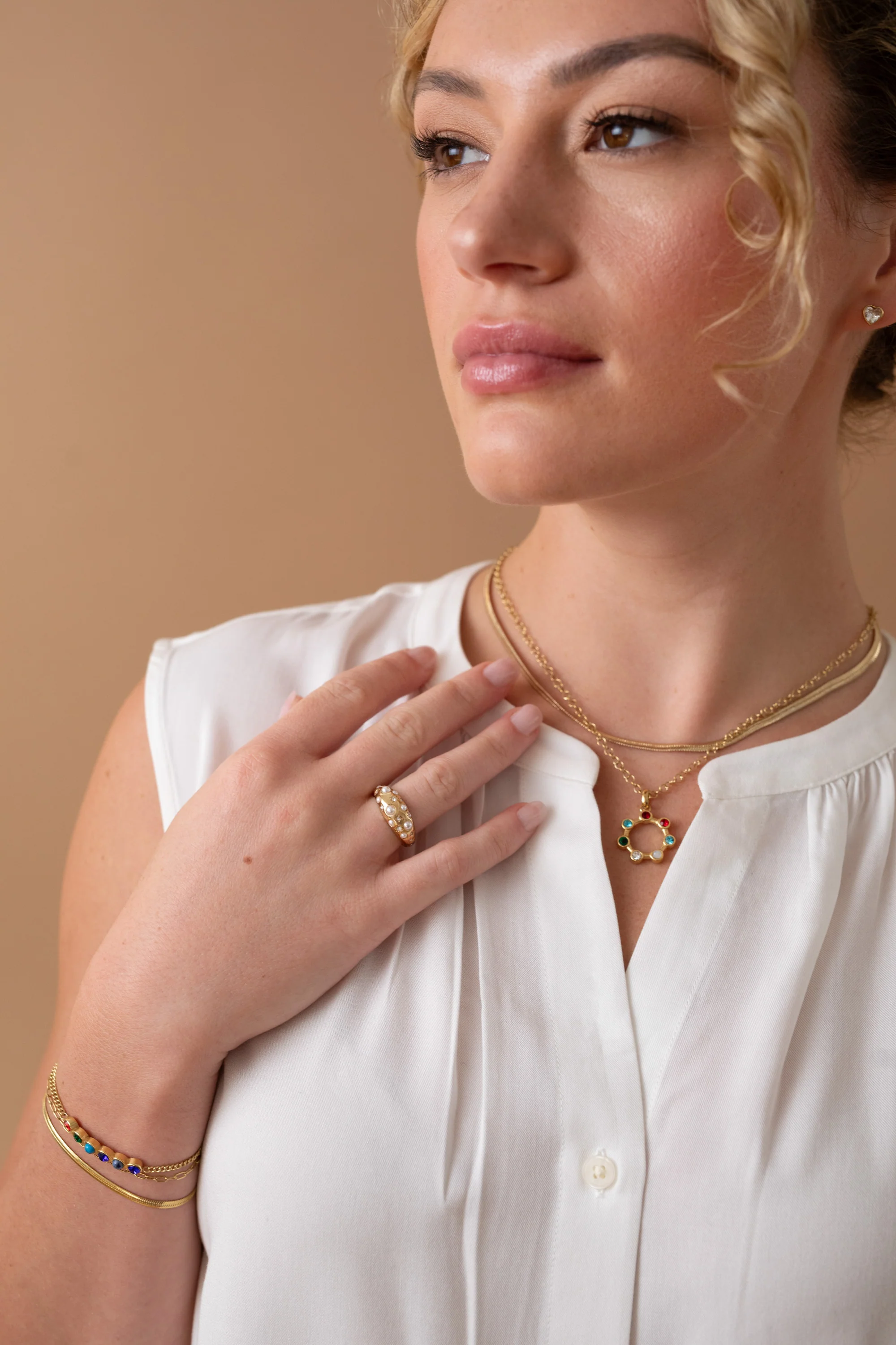 Sister Hidden Message Acrostic Necklace - Image 9