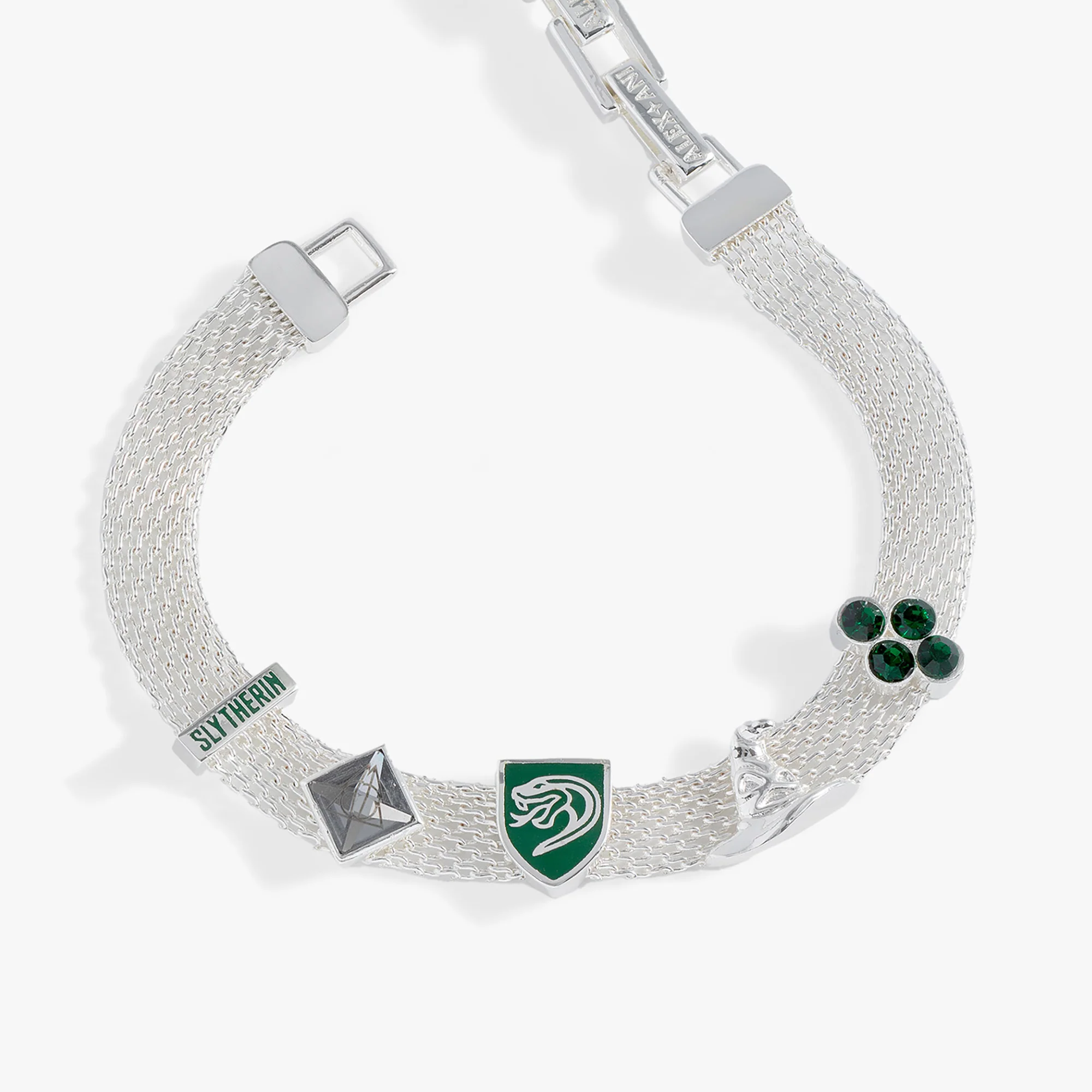 Harry Potter™ Slytherin Mesh Charm Bracelet - Image 3