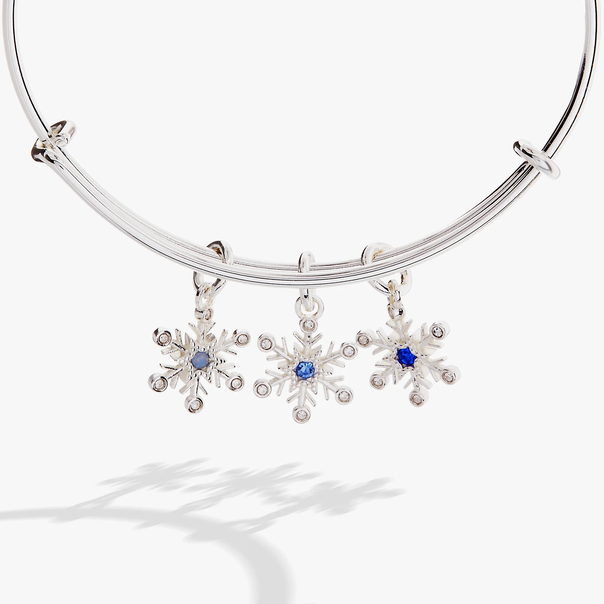 Snowflake Charm Bangle - Image 3