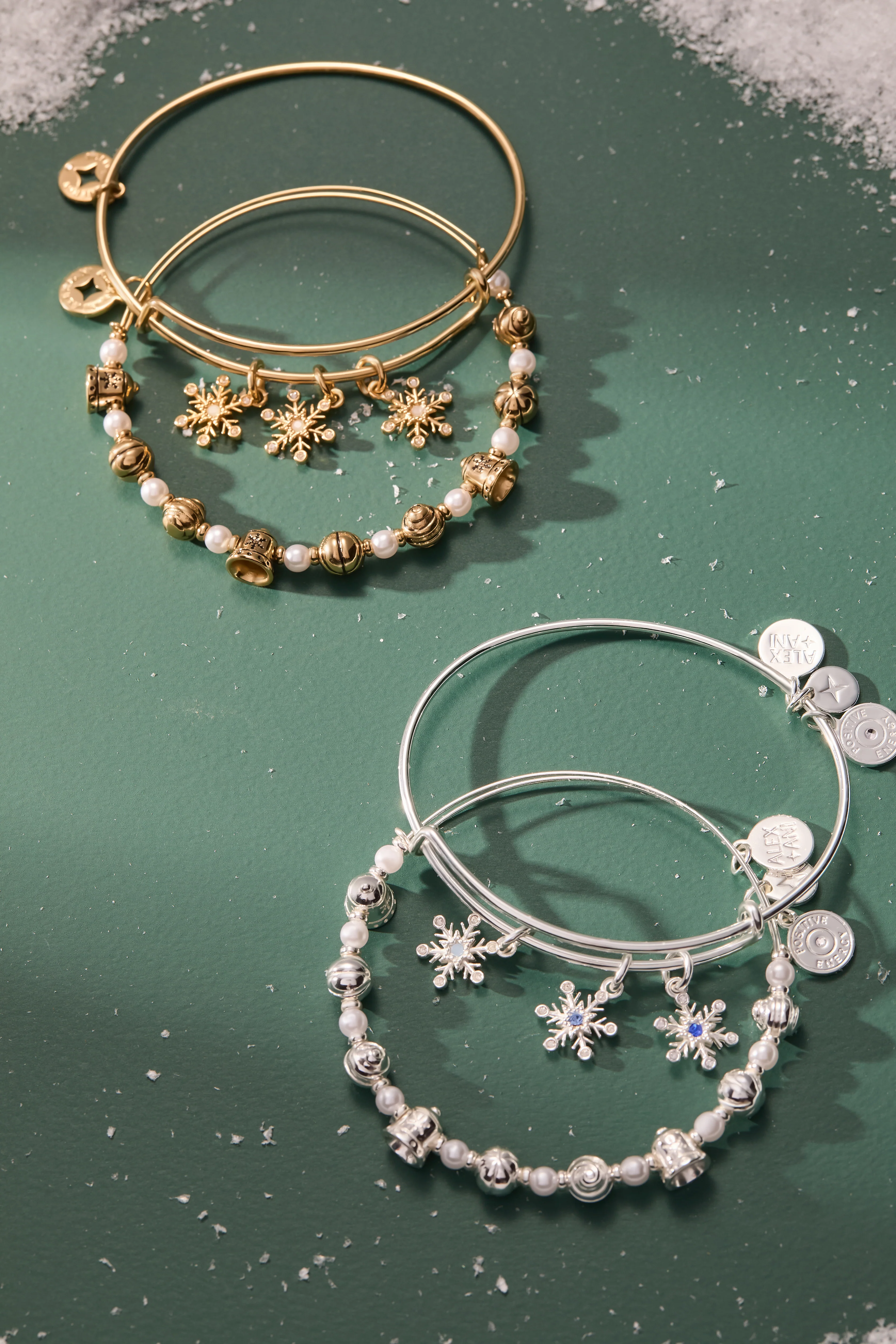 Snowflake Charm Bangle - Image 5