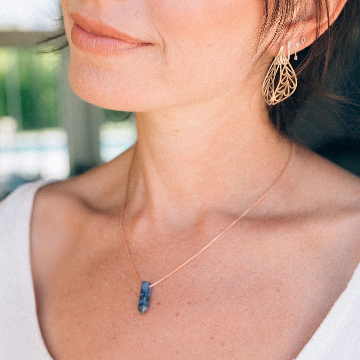 Sodalite Gemstone Necklace - Image 3
