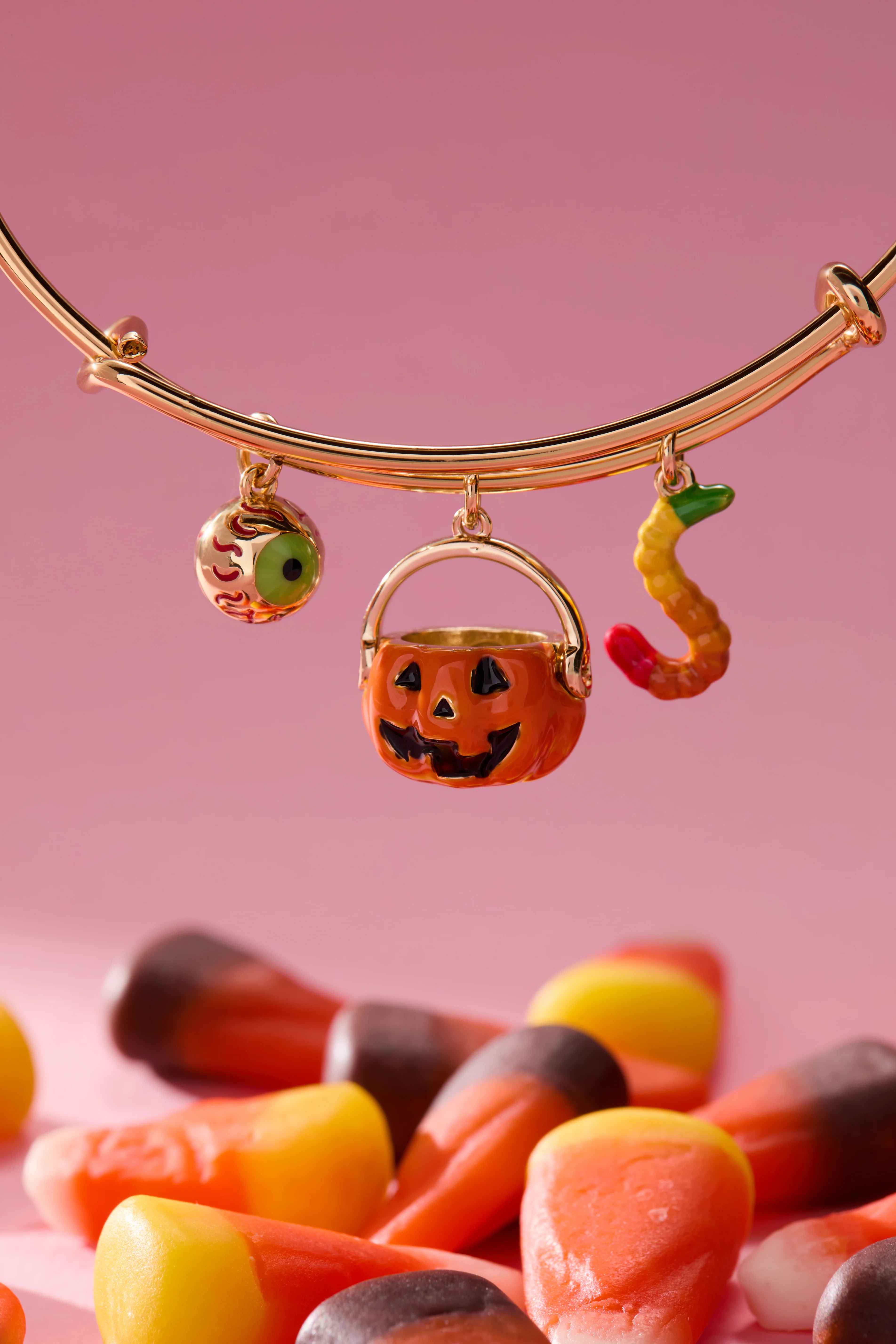 'Trick or Treat' Multi Charm Bangle - Image 4