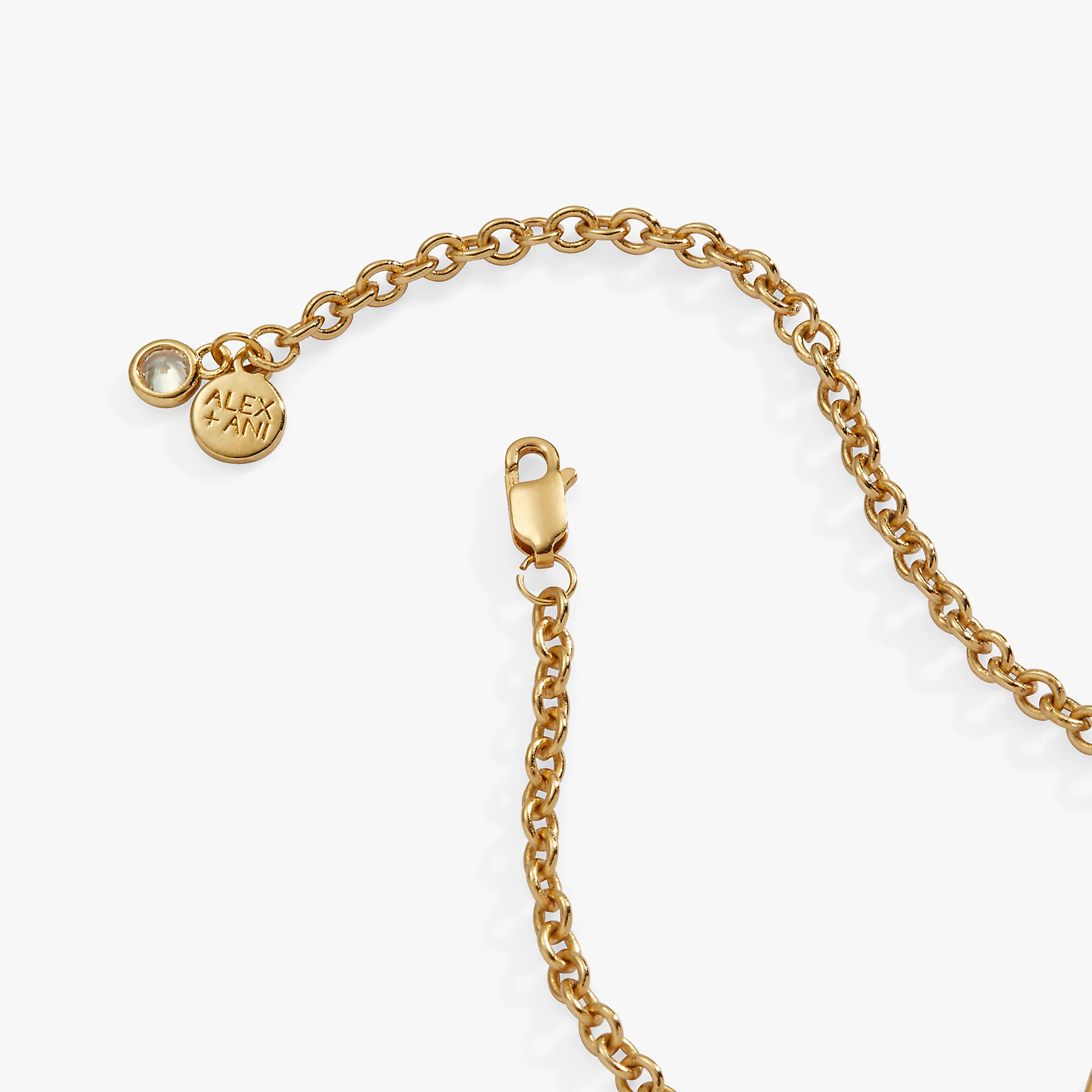 Star of David Heart Bracelet, 14kt Gold Plated - Image 3