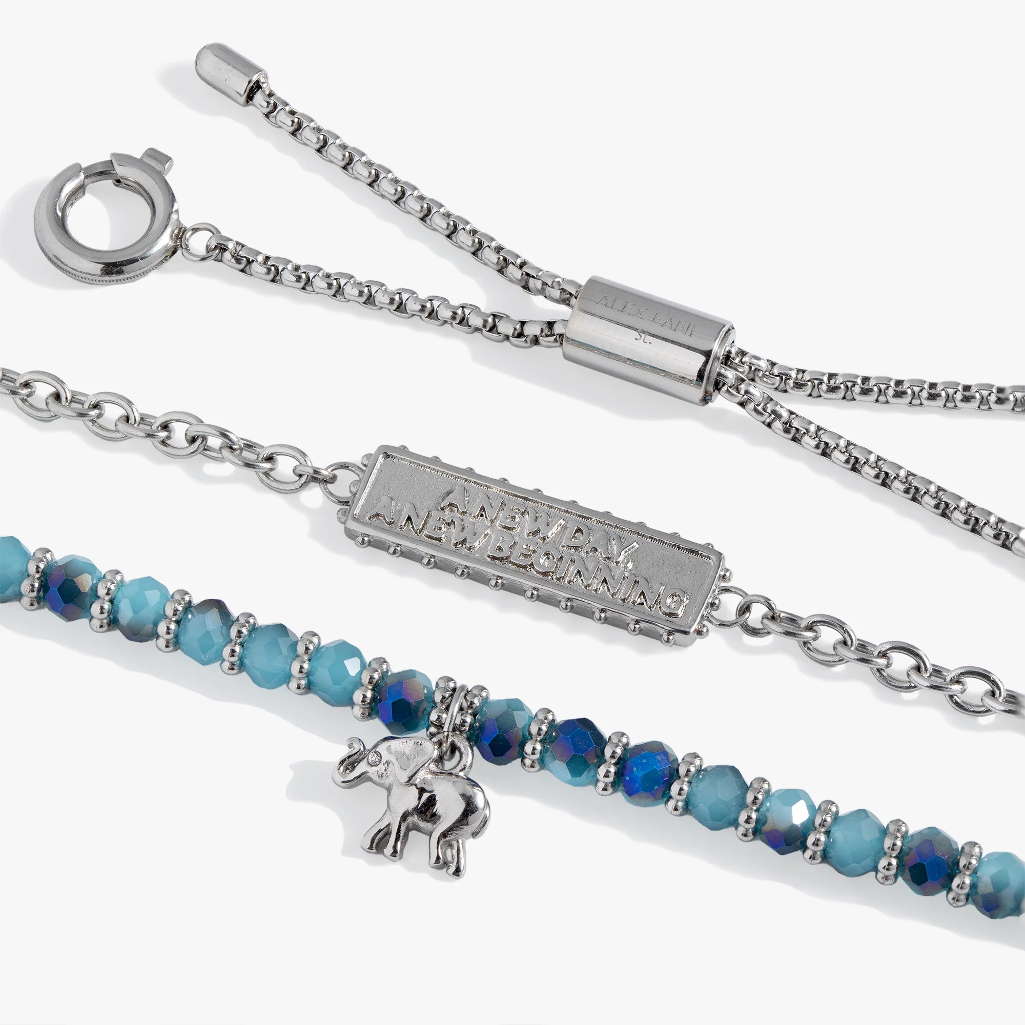 A New Day A New Beginning Stranded™ Bracelet Set - Image 3