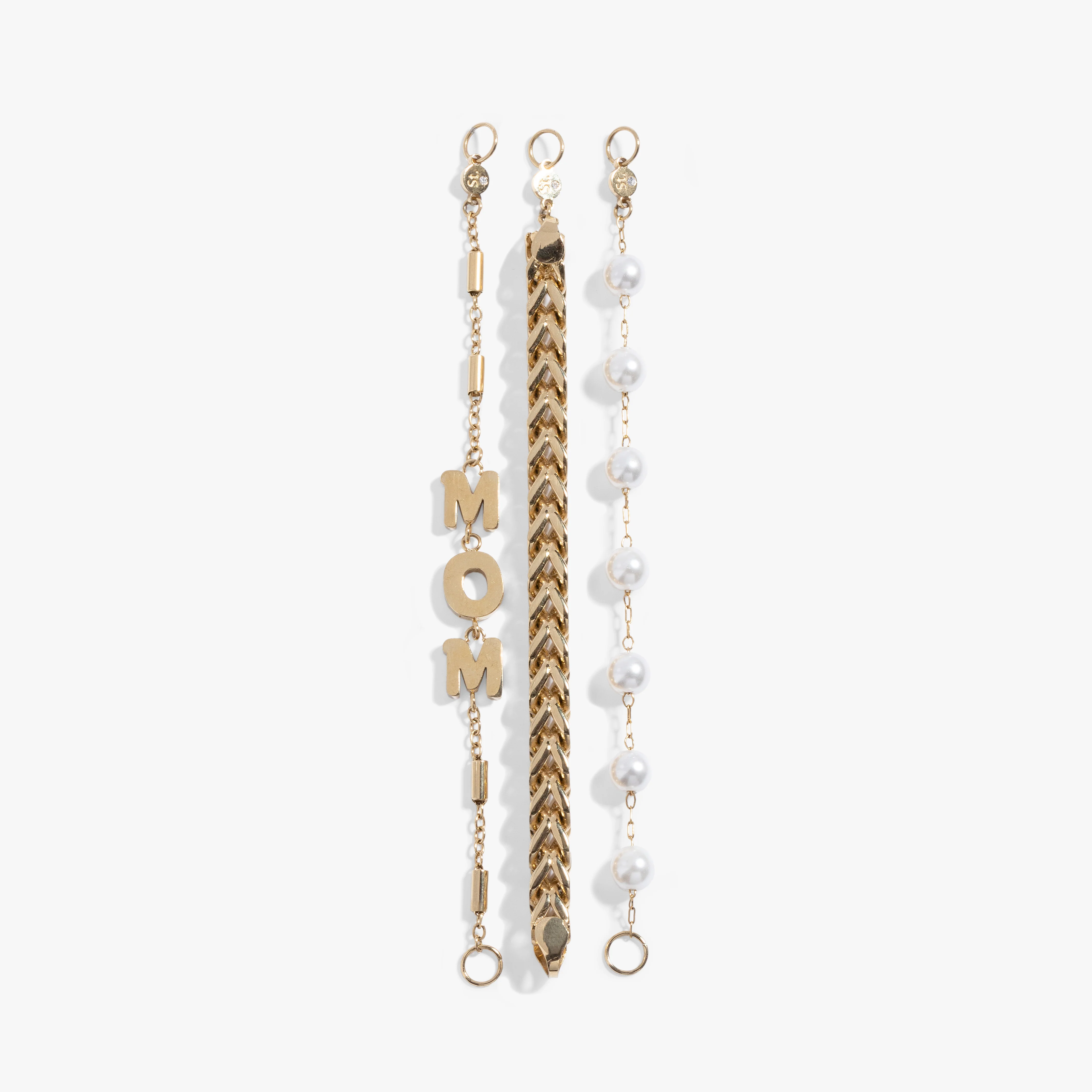 Mom Pearl Stranded™ Bracelet Set - Image 3