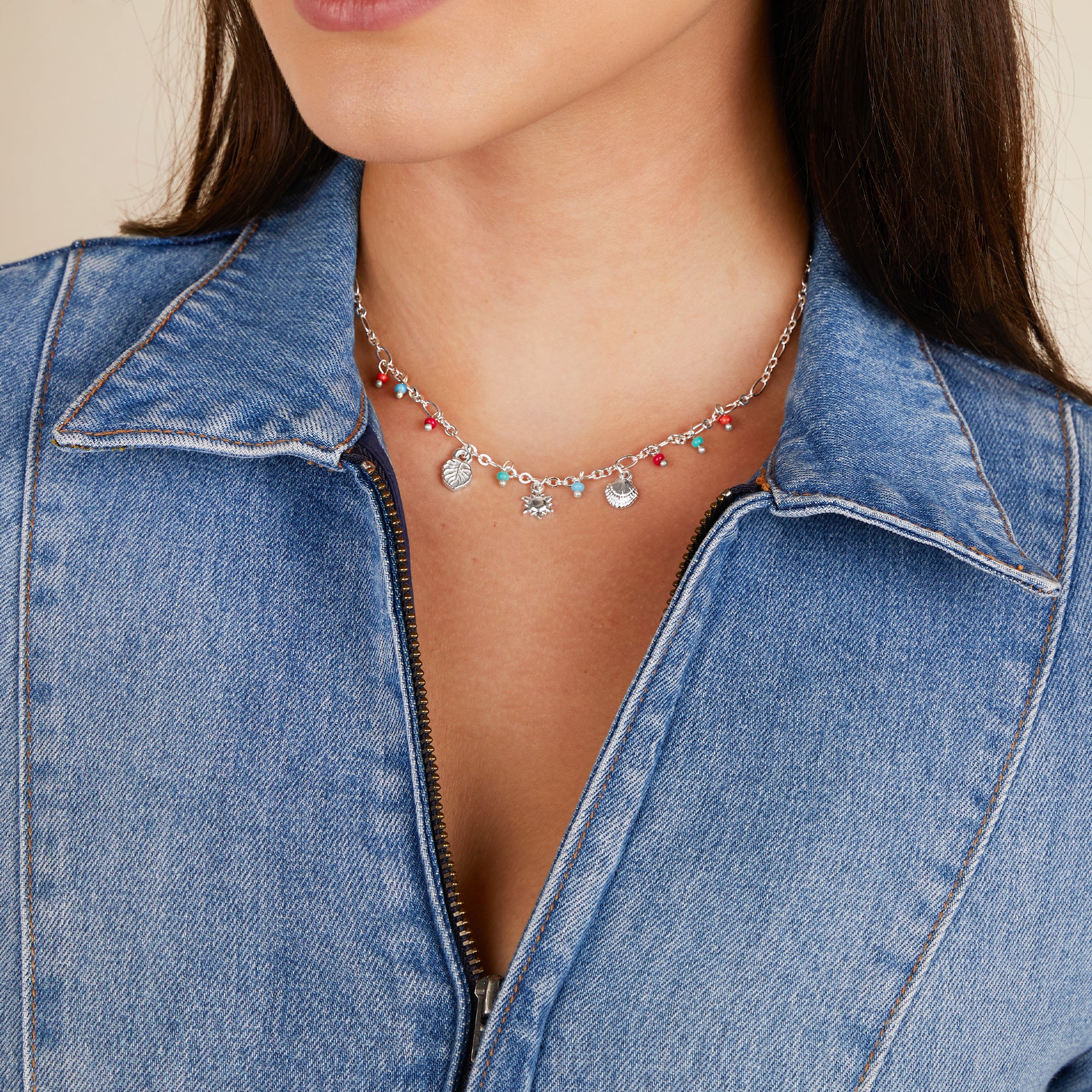 Summer Multi-Charm Necklace - Image 3