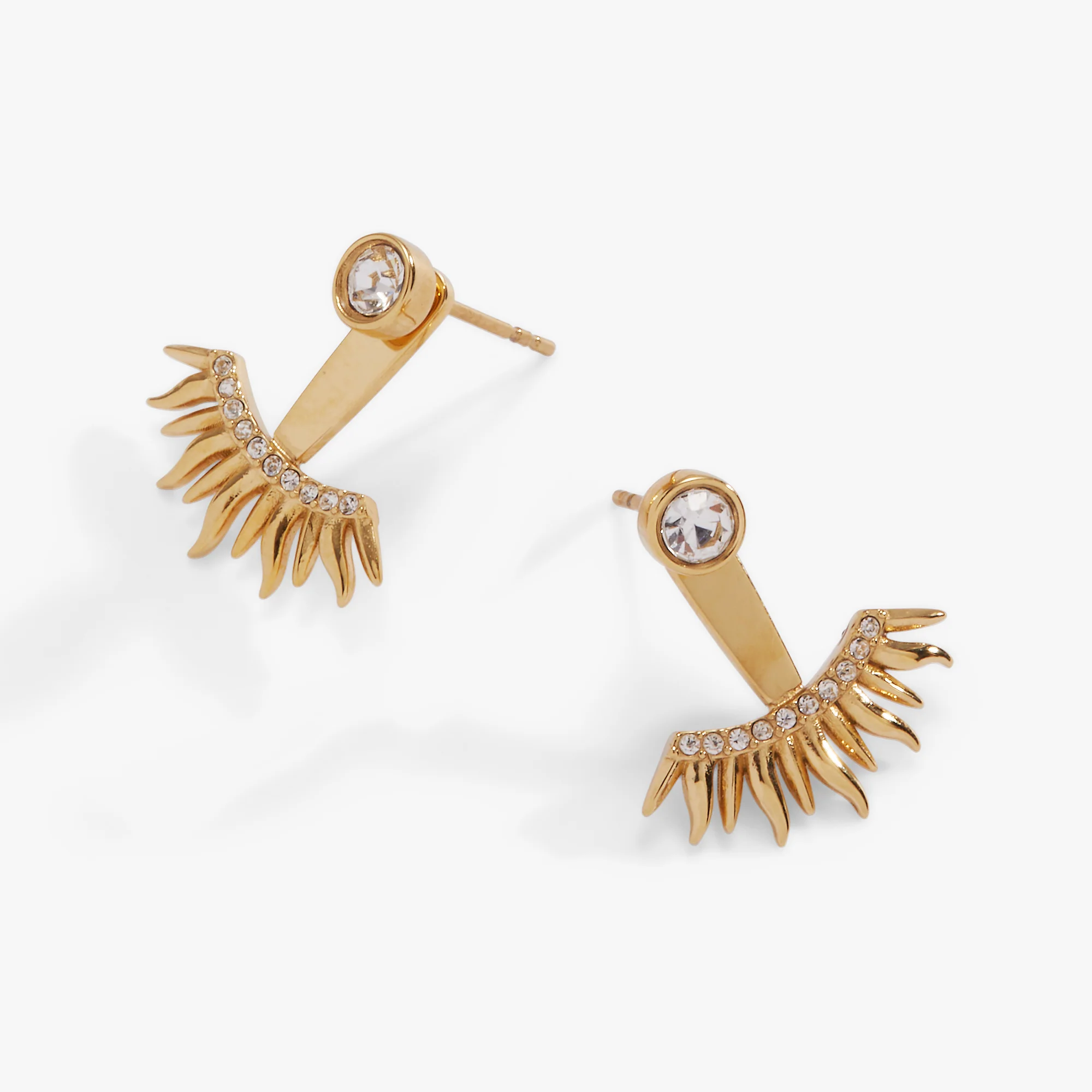 Sun Ray Ear Jacket Earrings - Image 2