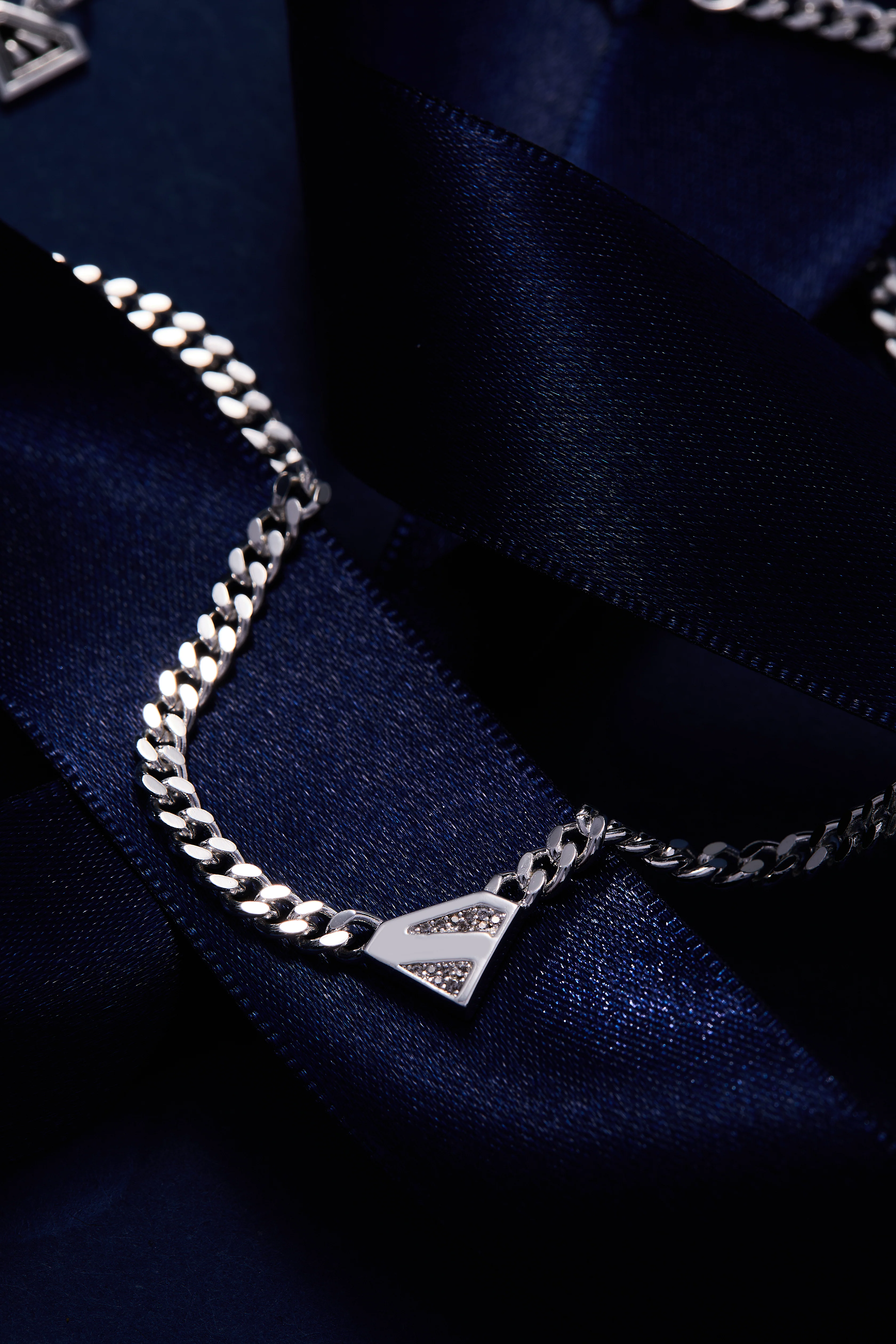 SUPERMAN™ Pave Logo Necklace - Image 5