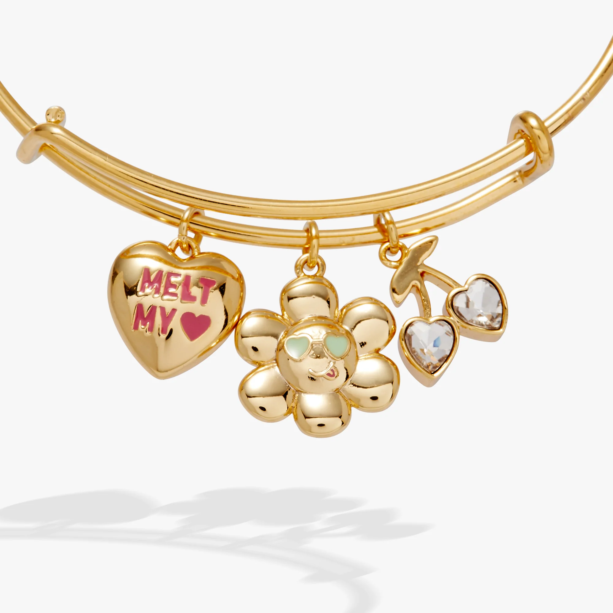 Sweethearts® 'Melt My Heart' Multi Charm Bangle - Image 3