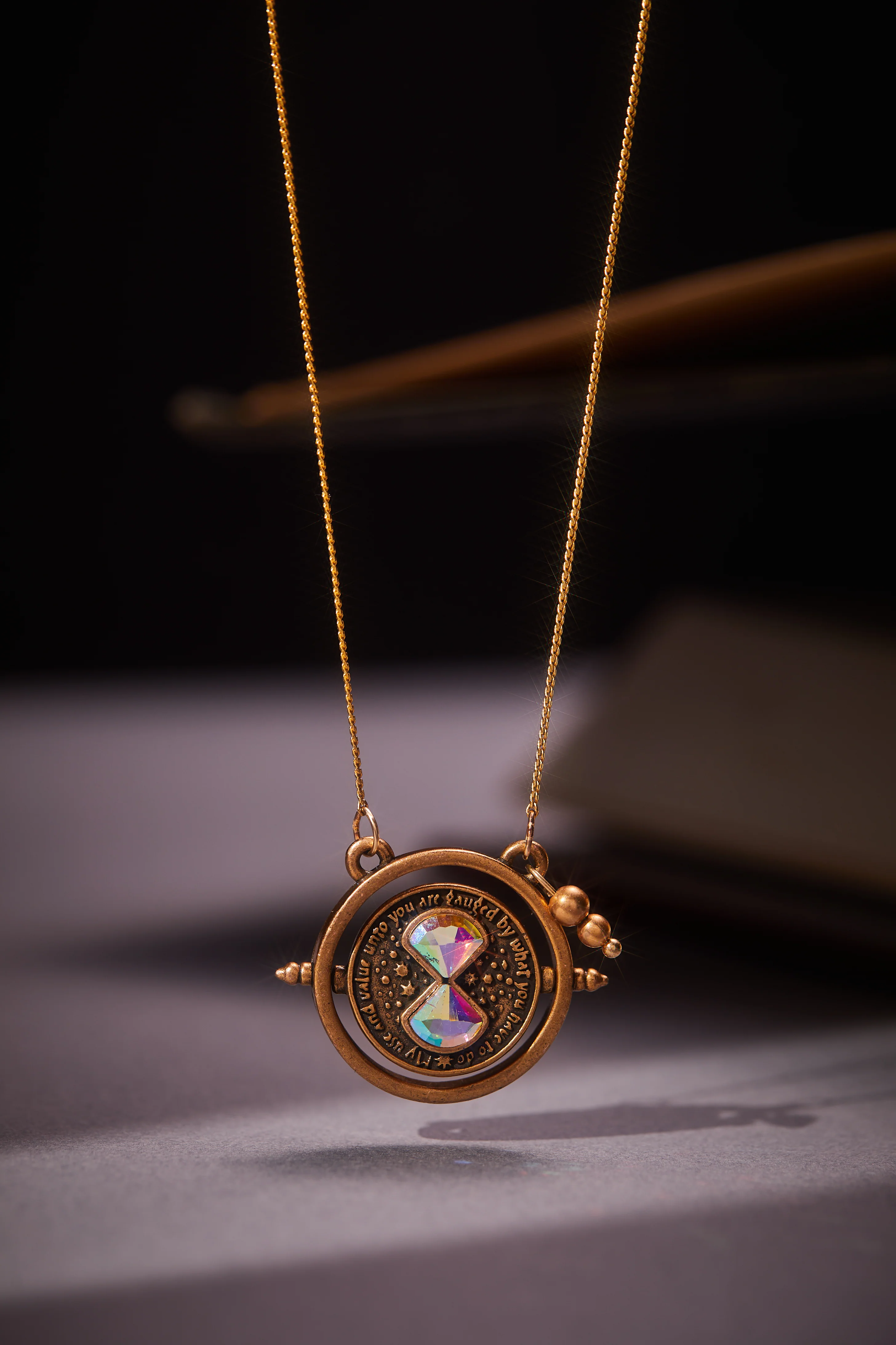 Harry Potter™ Time Turner Spinner Necklace - Image 4