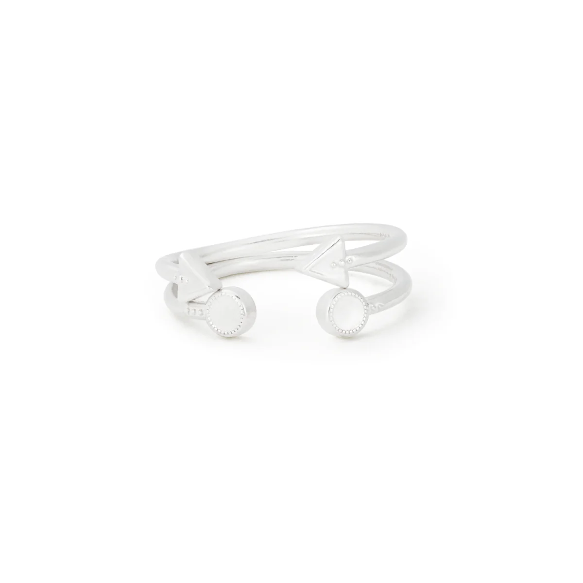 Triangle And Circle Rings, Set of 2 - Image 3