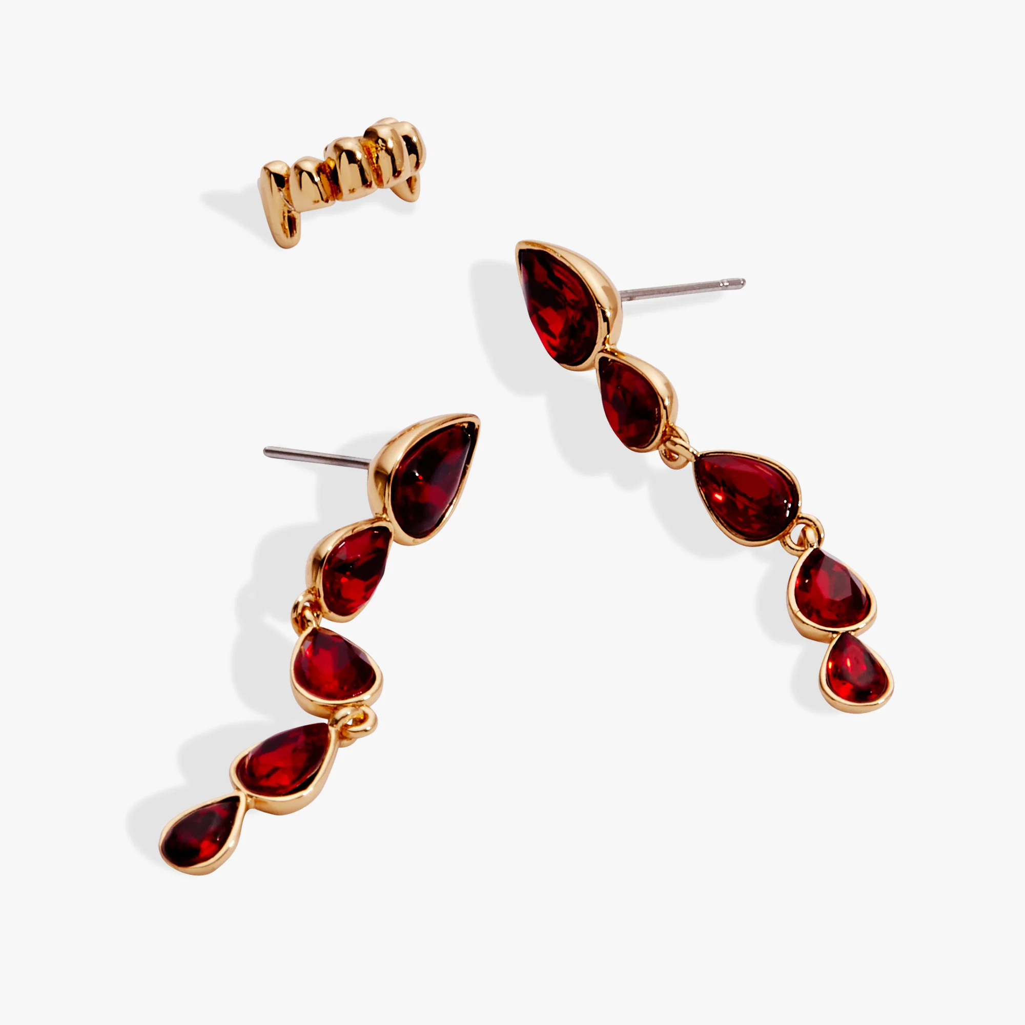Vampire & Fangs Cuff Earring Set - Image 10