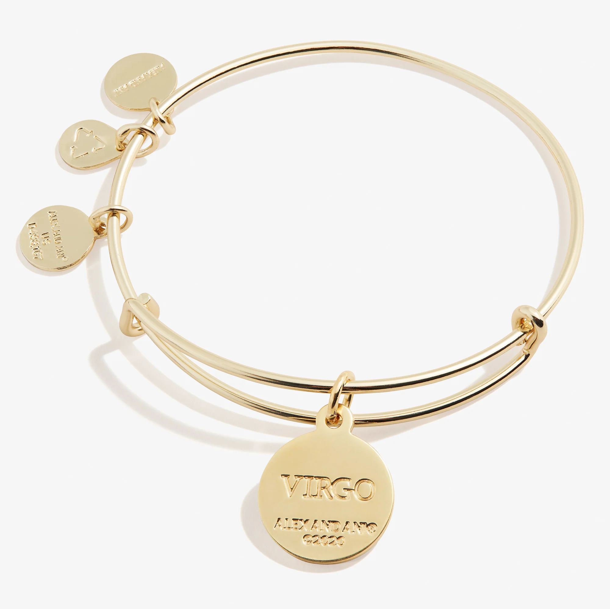 Virgo Zodiac Charm Bangle - Image 7