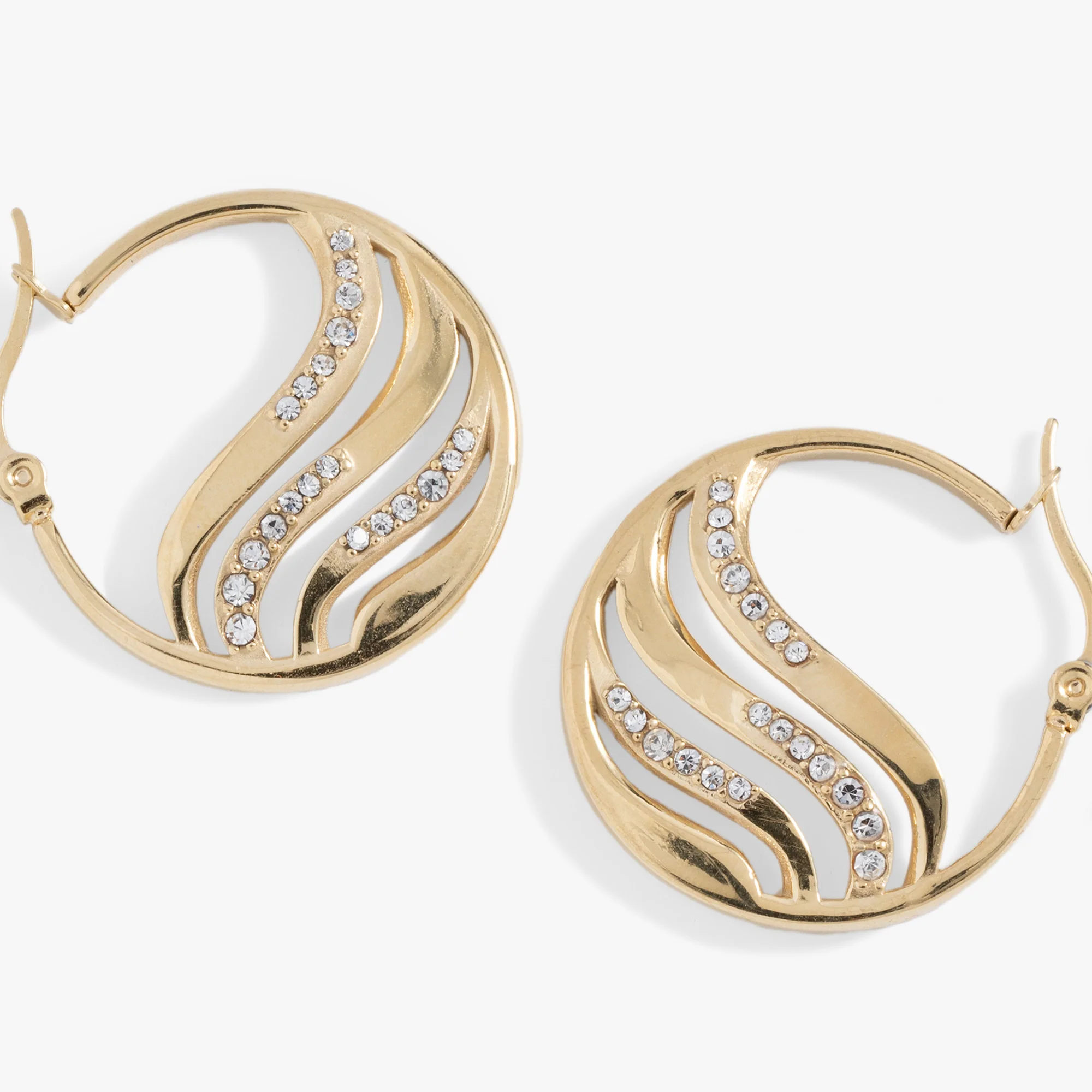 Waves of Transformation Hoop Earrings - Image 2