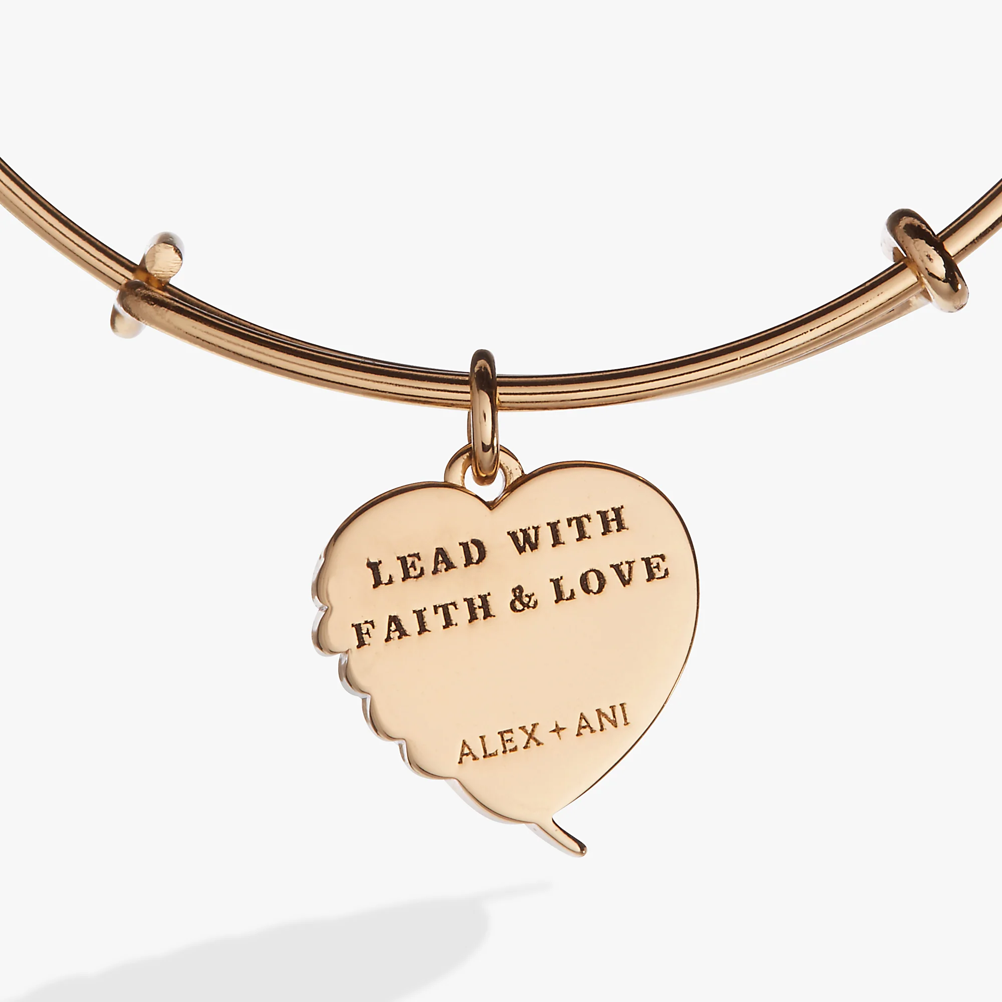 Wings of Protection Charm Bangle - Image 5