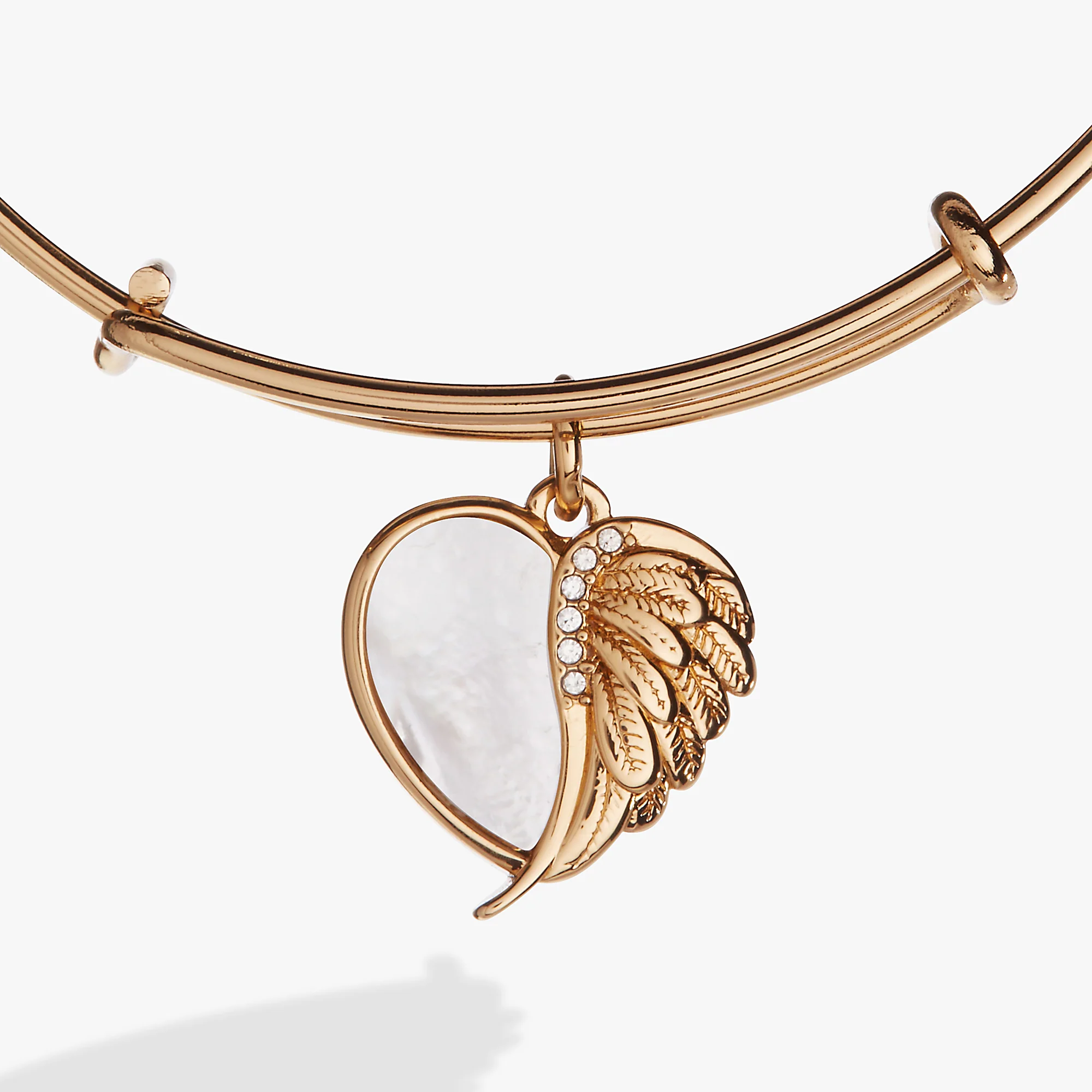 Wings of Protection Charm Bangle - Image 7