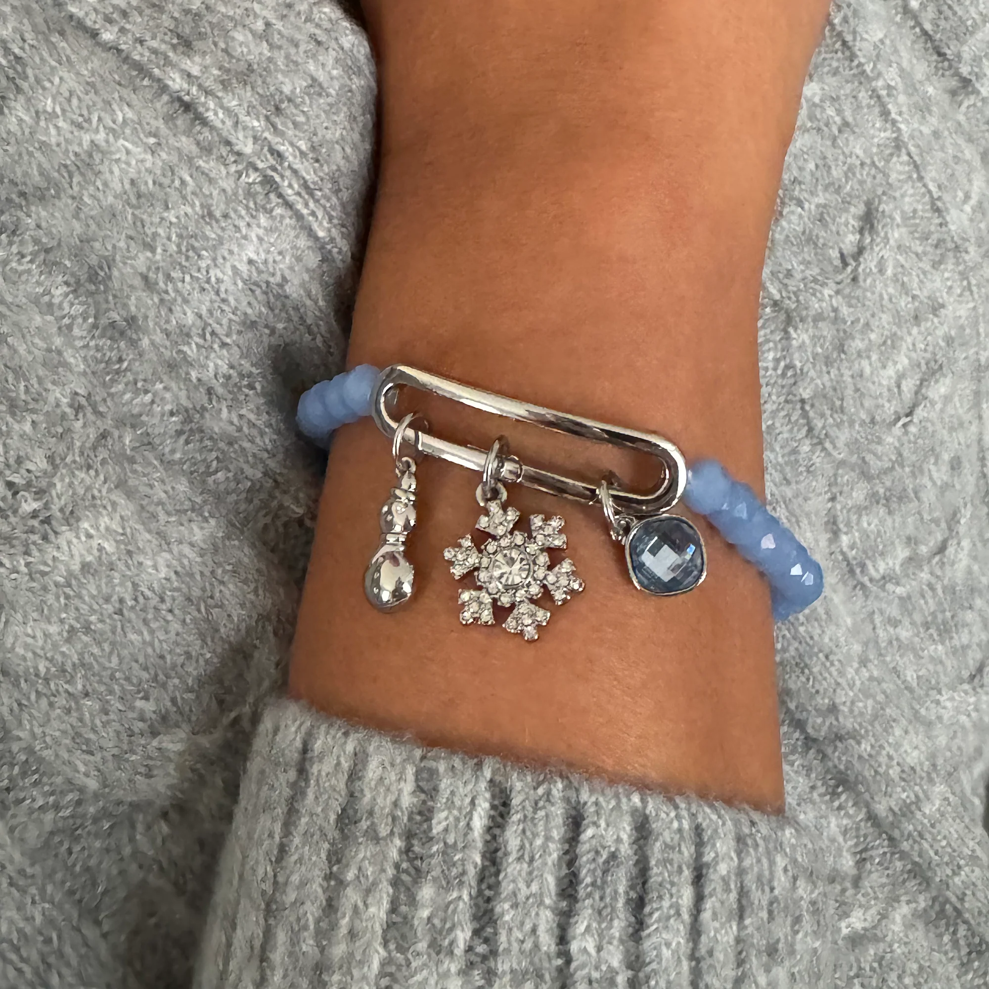 Winter Mix + Match Charm Stretch Bracelet - Image 2