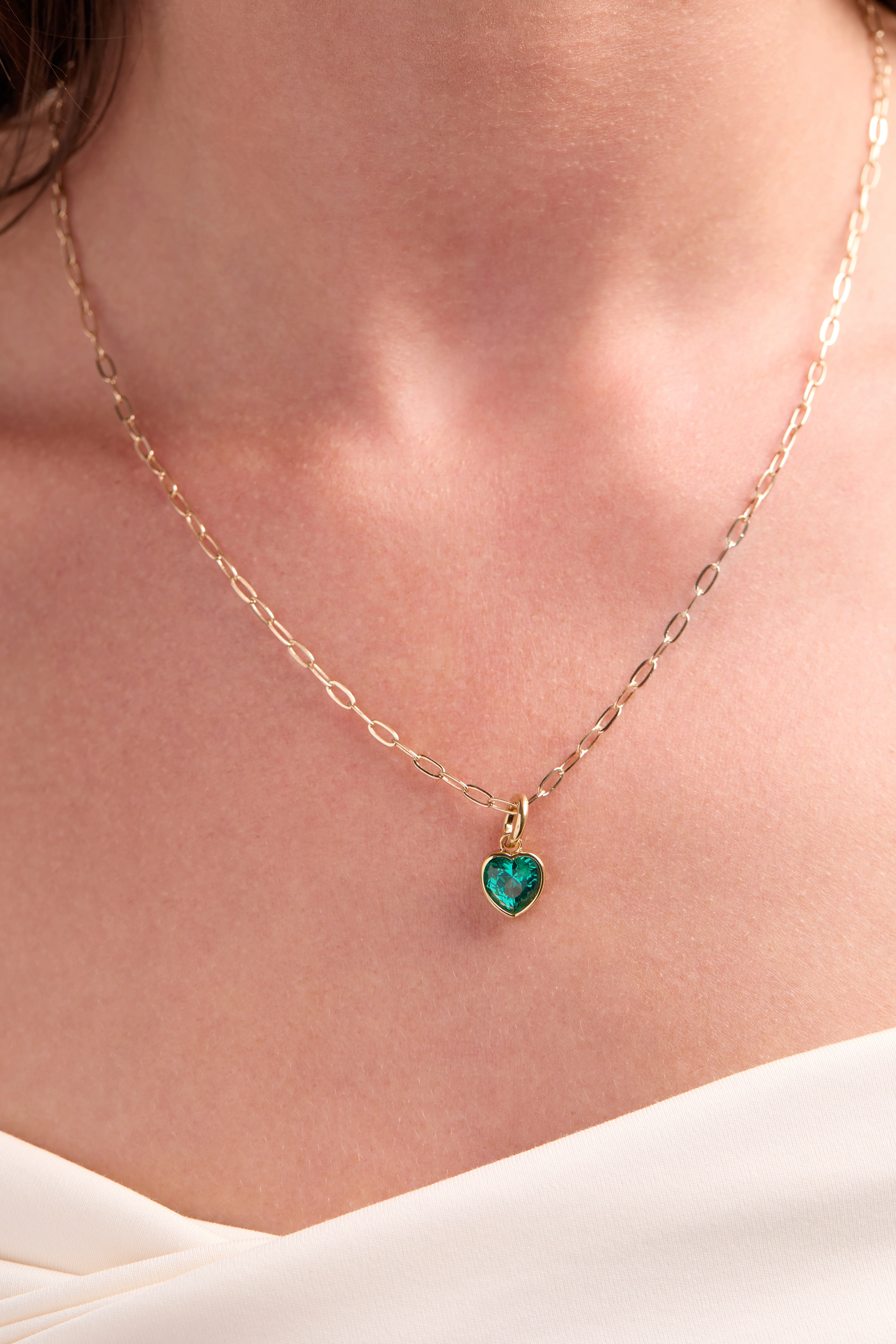 December 'Wisdom' Heart Birthstone Charm - Image 2