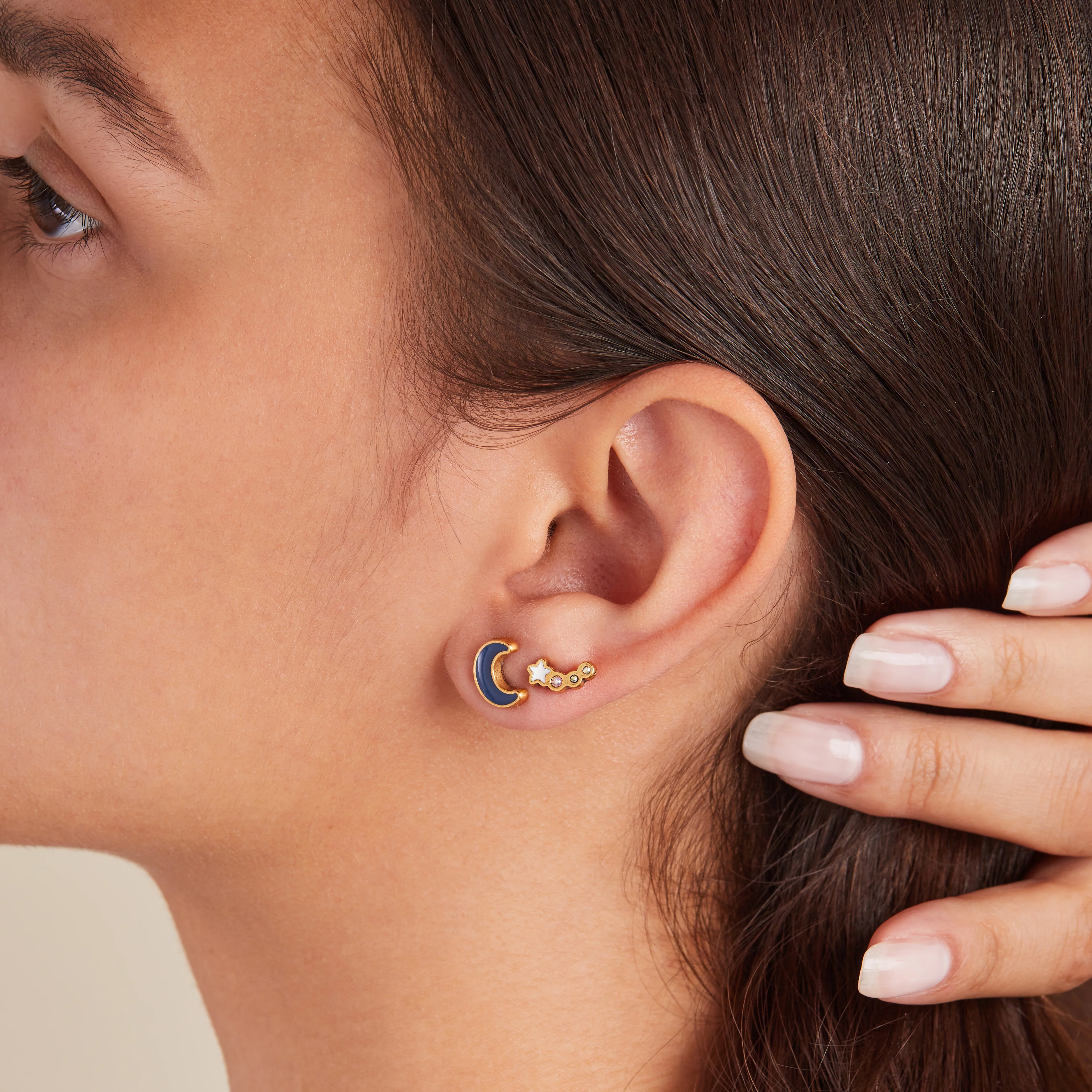 Wish Upon a Star Stud Earrings, Set of 3 - Image 4