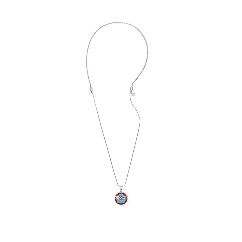 Wonder Woman® Logo Charm Necklace - Image 2
