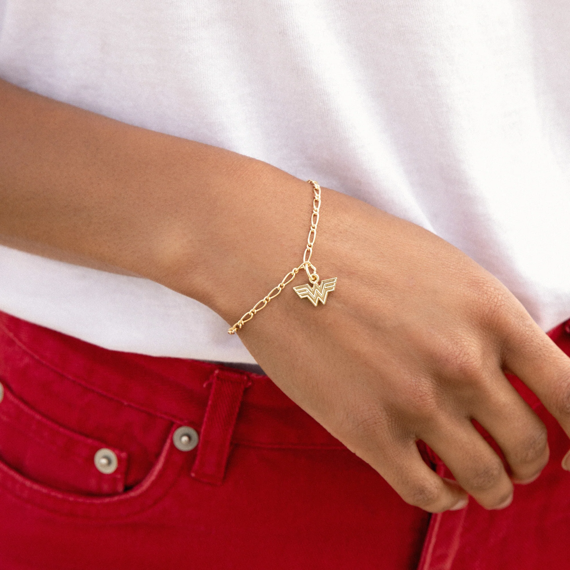 Wonder Woman™ Logo Stretch Bracelet - Image 2