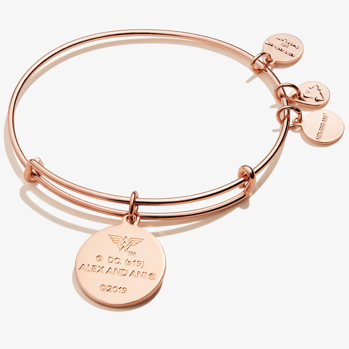 Wonder Woman™ 'Love Can Save The World' Charm Bangle - Image 2