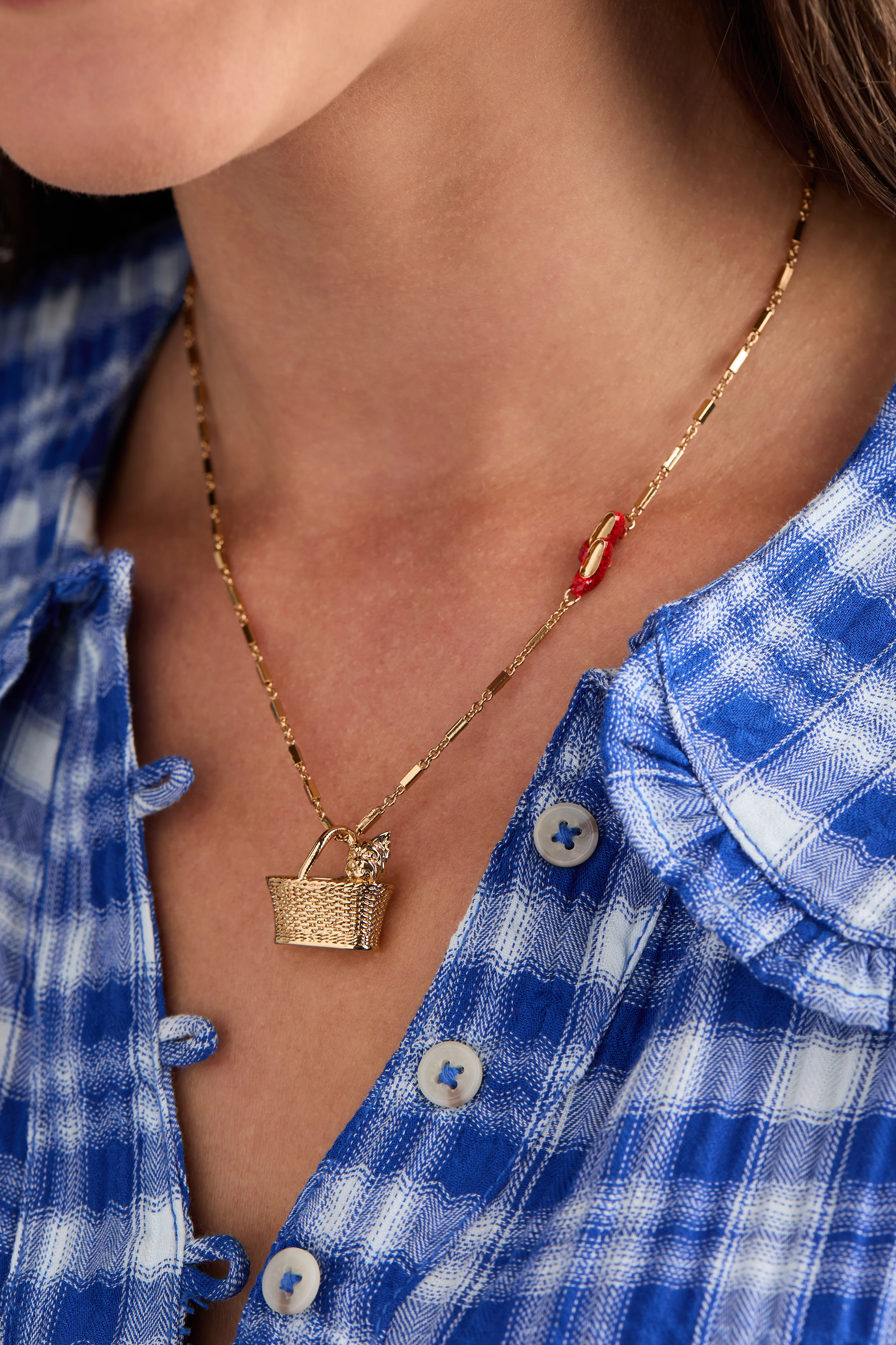 The Wizard of Oz™ Dorothy & Toto Basket Pendant - Image 4