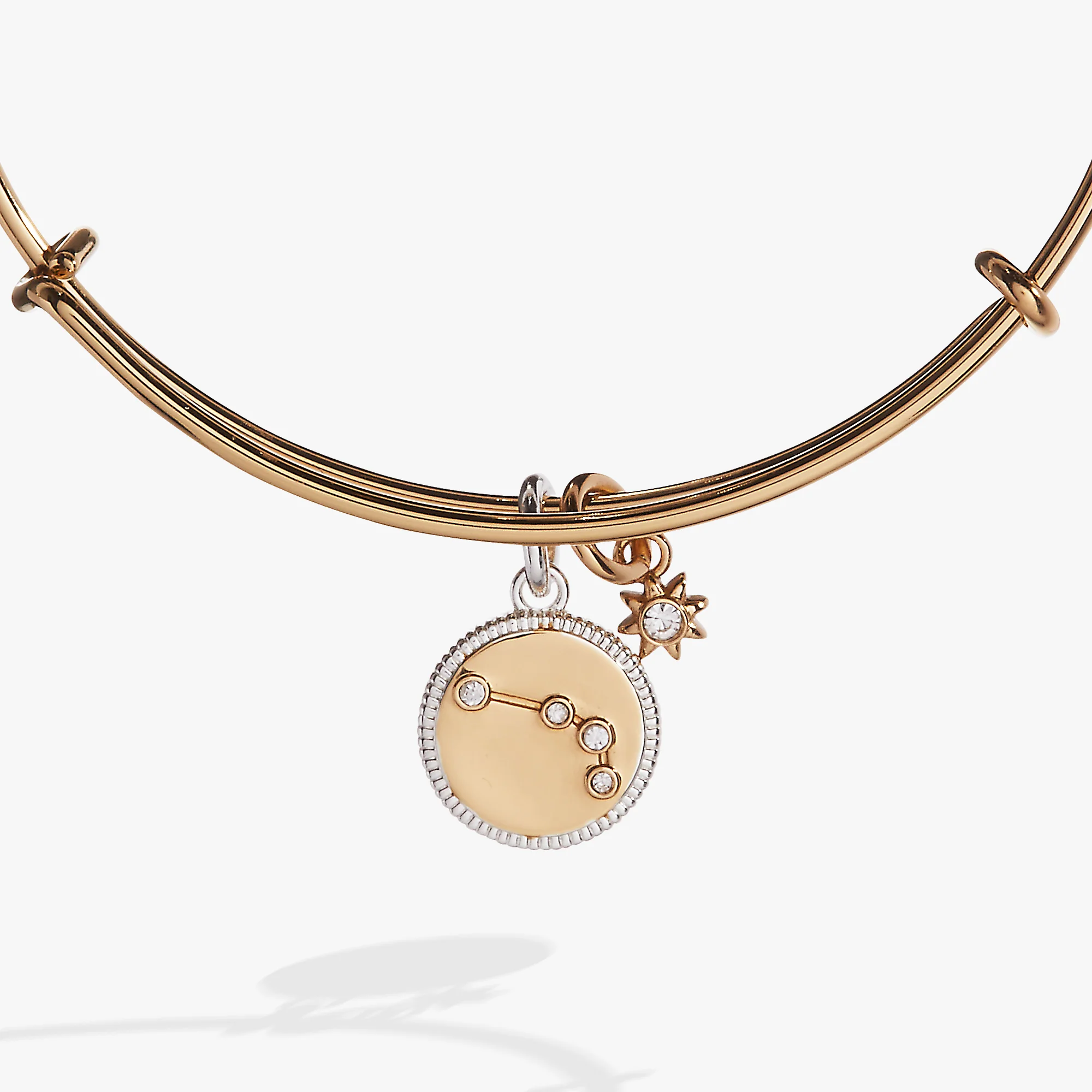 Aries Zodiac Charm Bangle - Image 2